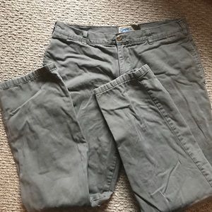 Fleece lined khaki pants 34x32 salmon river
